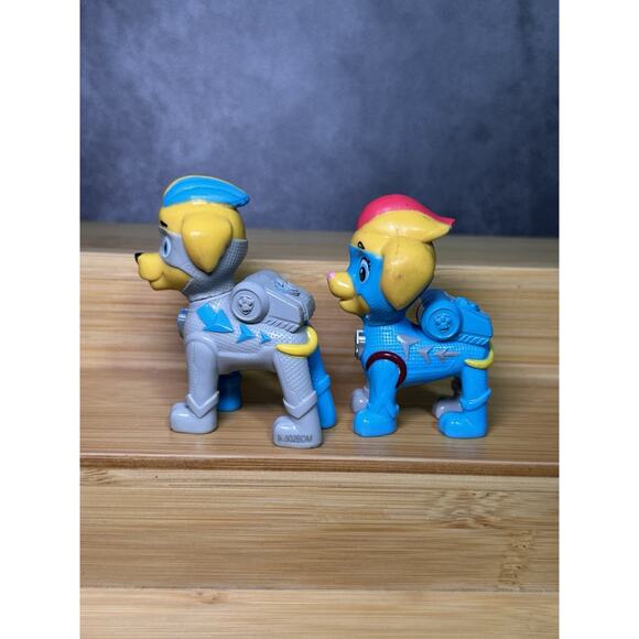 Paw Patrol Mighty Pups Super Twin Paws Tuck Ella Multicolor Action Figures - Picture 2 of 5